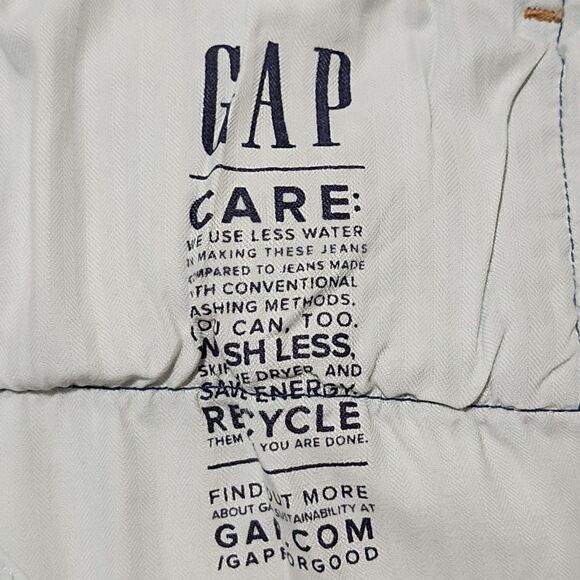 NWT GAP Womens Cheeky Straight High Rise Jeans Blue Button Fly Size 28/6R - Picture 6 of 11